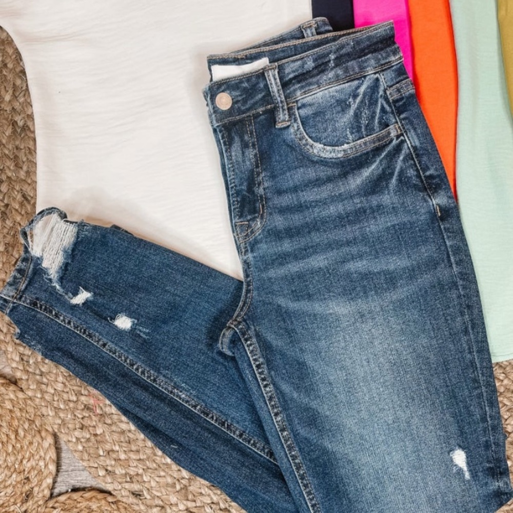 Brand New Vervet Distressed Jean